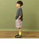 のびっとカットツイル柄ショートパンツ