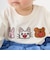 【ノンタン】アップリケ長袖Tシャツ