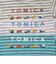 【TOMICA/接触冷感】マルチボーダー半袖Tシャツ