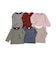 【防汚加工】ボーダー長袖Tシャツ