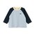 【防汚加工】配色ラグラン長袖Tシャツ