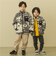 リバーシブル総柄ボアジャケット