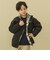 リバーシブル総柄ボアジャケット