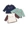 働くクルマ刺しゅう長袖Tシャツ