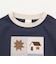 【リンク】パッチワーク長袖Tシャツ