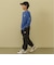 【防汚】袖プリントBIG長袖Tシャツ