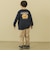 【防汚】フード転写BIG長袖Tシャツ