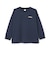 【防汚】フード転写BIG長袖Tシャツ