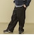 ドロスト付きストレッチツイルカーゴパンツ