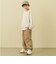 ドロスト付きストレッチツイルカーゴパンツ