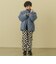 アソート総柄ストレッチツイルシェフパンツ