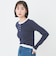【親子リンク】ヘンリーネックレイヤード長袖Tシャツ