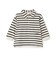 ボーダーポロ衿長袖Tシャツ