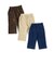 カットコール/カットデニムワイドパンツ