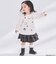 【モンチッチ/リンク】刺しゅう長袖Tシャツ