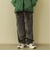 のびのびコーデュロイテーパードパンツ