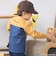 【おさるのジョージ】接結アップリケ長袖Tシャツ