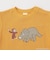 【おさるのジョージ】接結アップリケ長袖Tシャツ