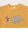 【おさるのジョージ】接結アップリケ長袖Tシャツ