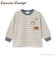 【おさるのジョージ】マルチボーダー長袖Tシャツ