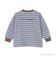 【おさるのジョージ】マルチボーダー長袖Tシャツ