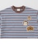 【おさるのジョージ】マルチボーダー長袖Tシャツ