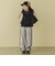【前後2WAYキャミ】ワッフルキャミセット長袖Tシャツ