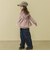 【前後2WAYキャミ】ワッフルキャミセット長袖Tシャツ