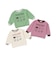 イヌネコゆるキャラミニ裏毛長袖Tシャツ