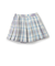 チェックプリーツキュロット