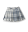 チェックプリーツキュロット