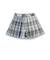 チェックプリーツキュロット