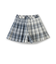 チェックプリーツキュロット