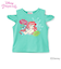 【防汚撥水】【ディズニープリンセス】リボン袖オフショルＴシャツ