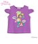 【防汚撥水】【ディズニープリンセス】リボン袖オフショルＴシャツ