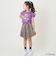 【防汚撥水】【ディズニープリンセス】リボン袖オフショルＴシャツ