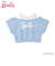 【防汚撥水】【Barbie】重ね着風Tシャツ