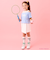 【防汚撥水】【Barbie】重ね着風Tシャツ
