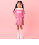 【防汚撥水】【Barbie】重ね着風Tシャツ