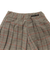 グレンチェック　プリーツキュロット
