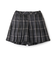 T/Rチェックプリーツキュロット