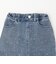 ラインストーンデニムスカート
