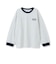 バックイラスト長袖Tシャツ