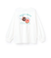 【綿100%】【防汚】ドーナツフォトプリント長袖Tシャツ
