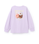 【綿100%】【防汚】ドーナツフォトプリント長袖Tシャツ