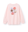 【綿100%】【防汚】ドーナツフォトプリント長袖Tシャツ