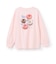 【綿100%】【防汚】ドーナツフォトプリント長袖Tシャツ