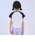 【接触冷感】クロップドラグラン半袖Tシャツ