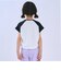 【接触冷感】クロップドラグラン半袖Tシャツ
