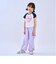 【接触冷感】クロップドラグラン半袖Tシャツ